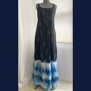Saks Fifth Avenue Threads tie-dye cotton maxi dress